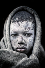 Mundari boy portrait Poster och Canvastavla