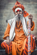 Varanasi Guru Poster och Canvastavla