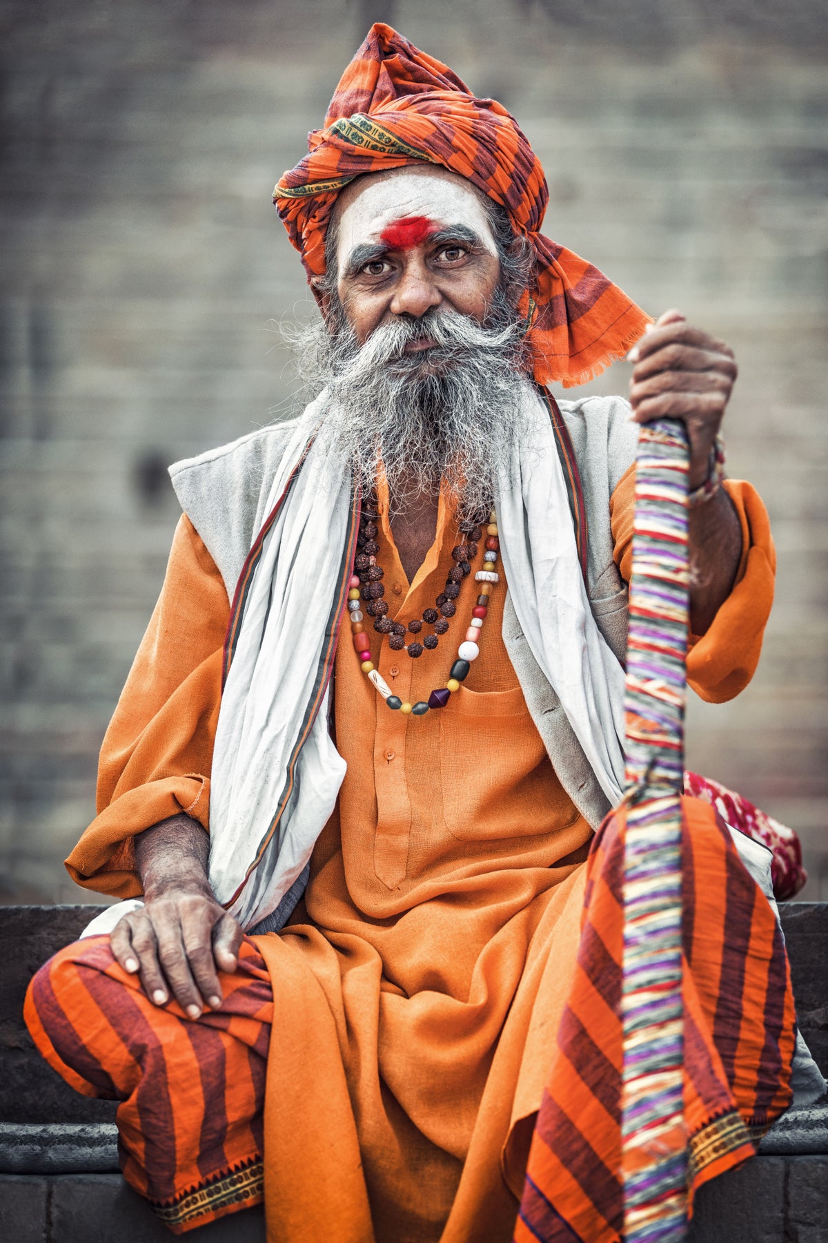 Varanasi Guru Poster och Canvastavla