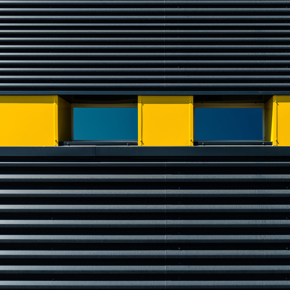 Ribbed wall Poster och Canvastavla