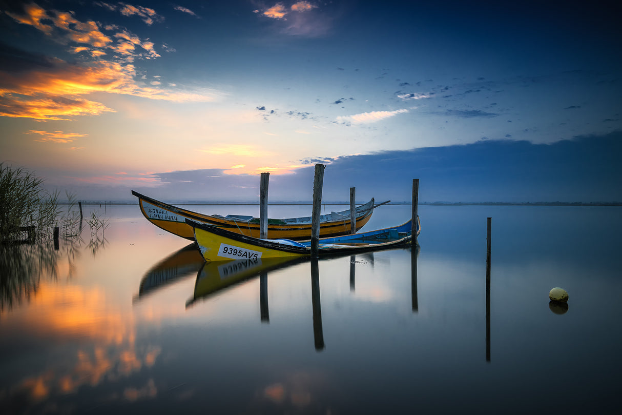 The boats Poster och Canvastavla