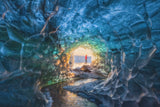 Frozen stream in the melting glacier Poster och Canvastavla