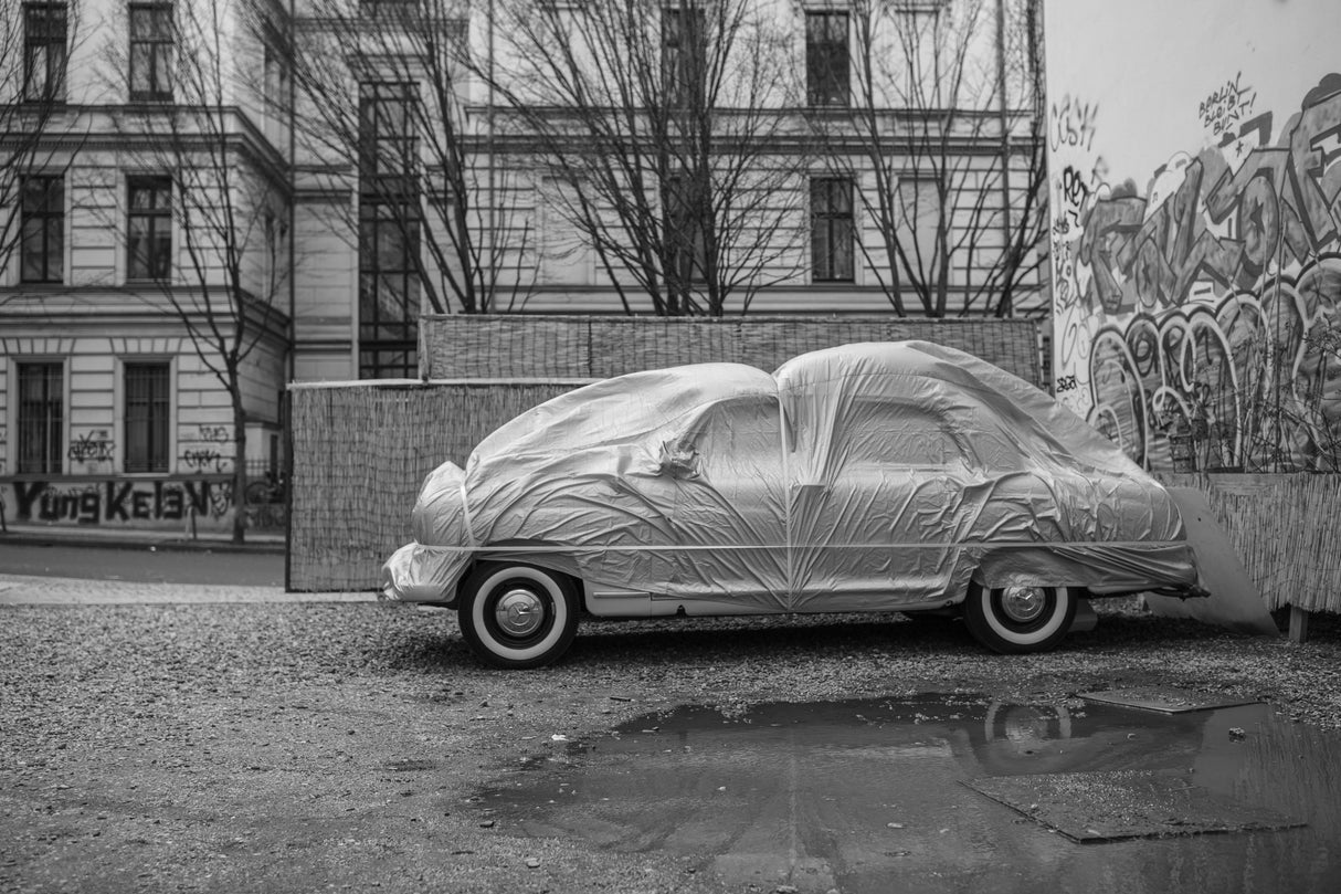 Flying car Poster och Canvastavla
