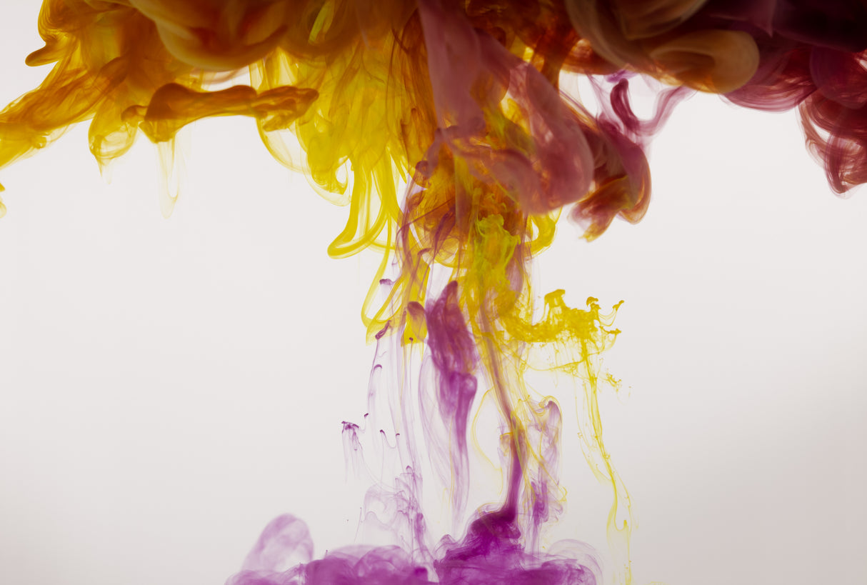 Acrylic colors and ink in water Poster och Canvastavla