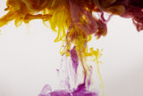Acrylic colors and ink in water Poster och Canvastavla