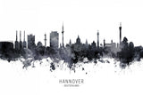 Hannover Germany Skyline Poster och Canvastavla
