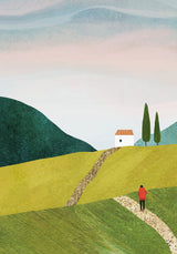 Walking Home Poster och Canvastavla
