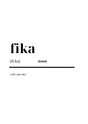 Fika Poster