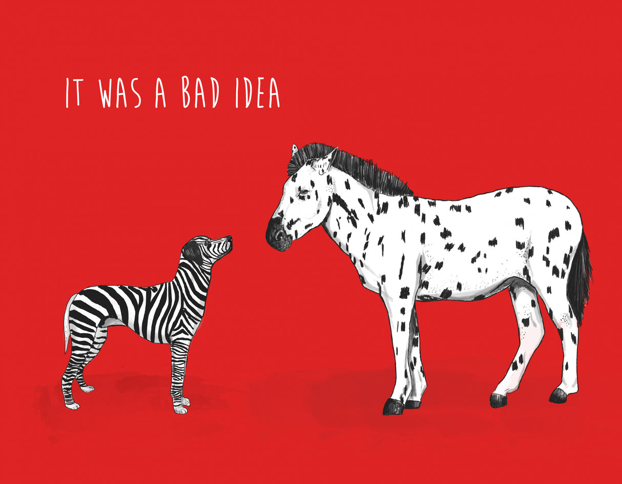 Bad idea Poster och Canvastavla