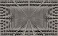 Windows and balconies disappearing into infinity Poster och Canvastavla