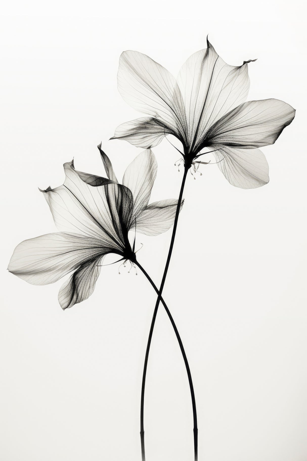 Transparent Botanic No 6 Poster och Canvastavla