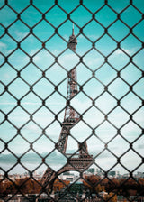Slice Eiffel Tower Paris Poster och Canvastavla