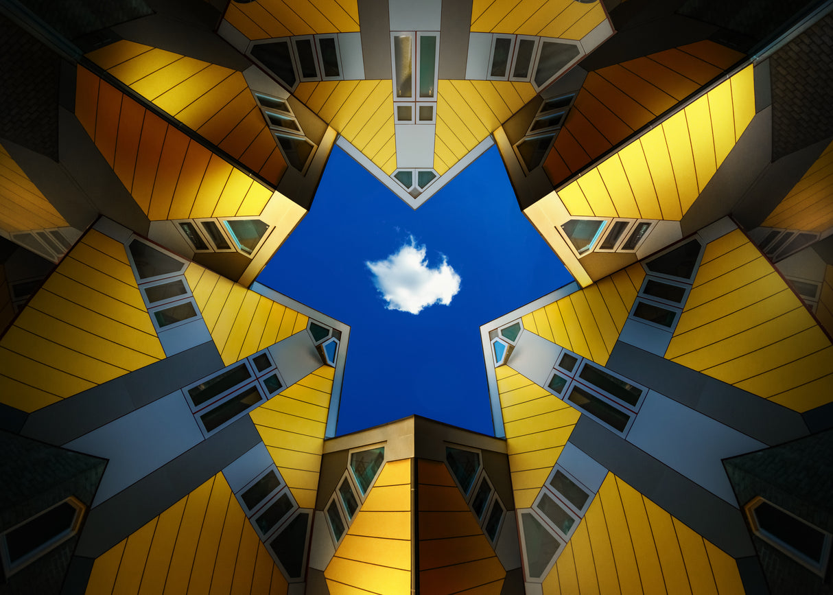Cubic cloud Poster och Canvastavla