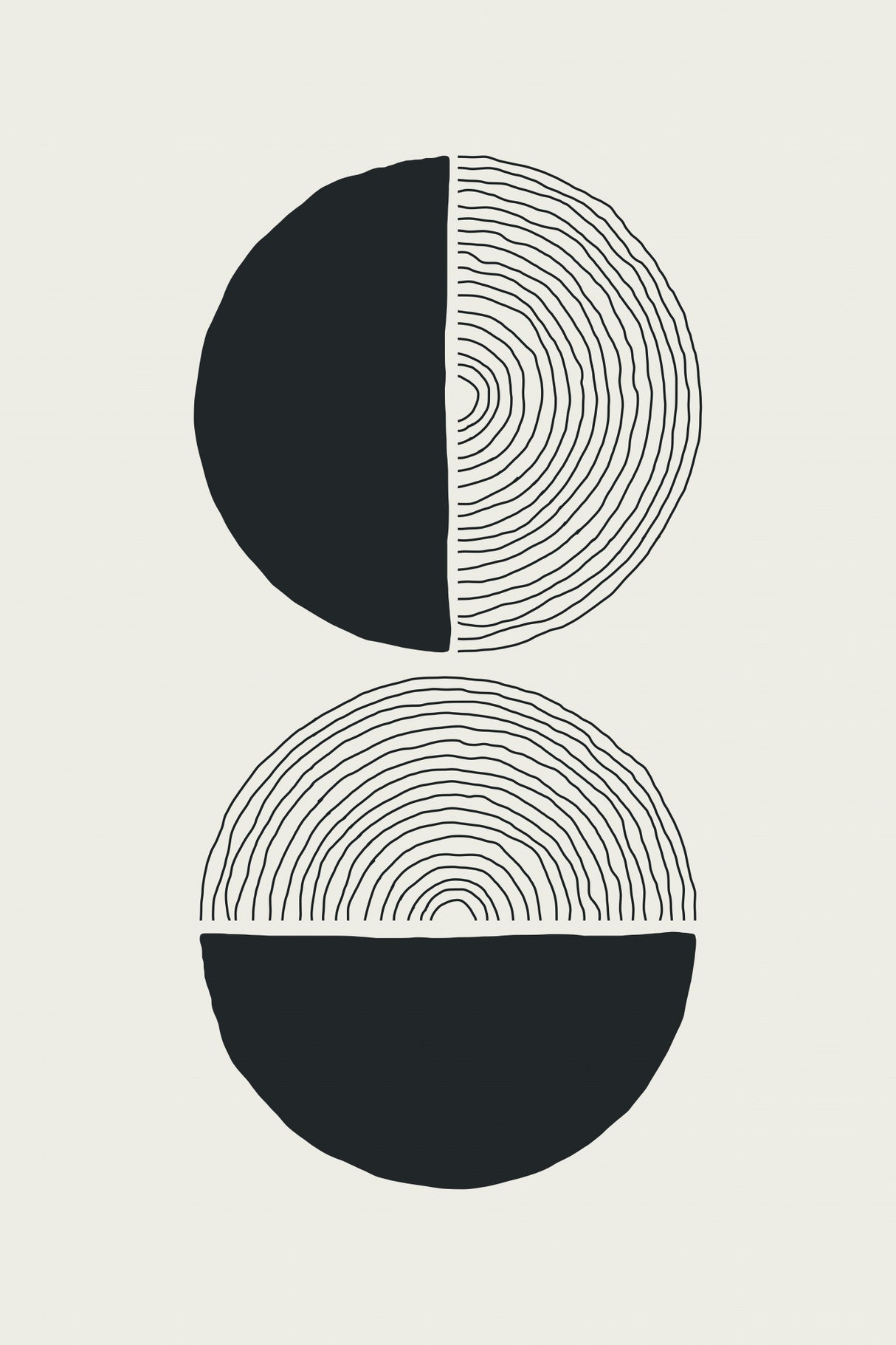 Boho Sun Series #1 Poster och Canvastavla