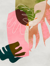 Leaves cut out Poster och Canvastavla