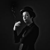 A woman with a cigarette. Poster och Canvastavla