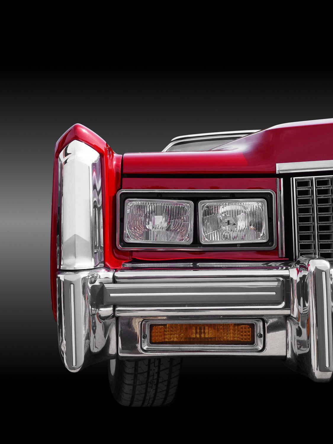 US classic car 1976 Eldorado convertible Poster och Canvastavla