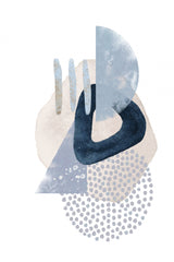 Blue Discovery-2 Poster och Canvastavla