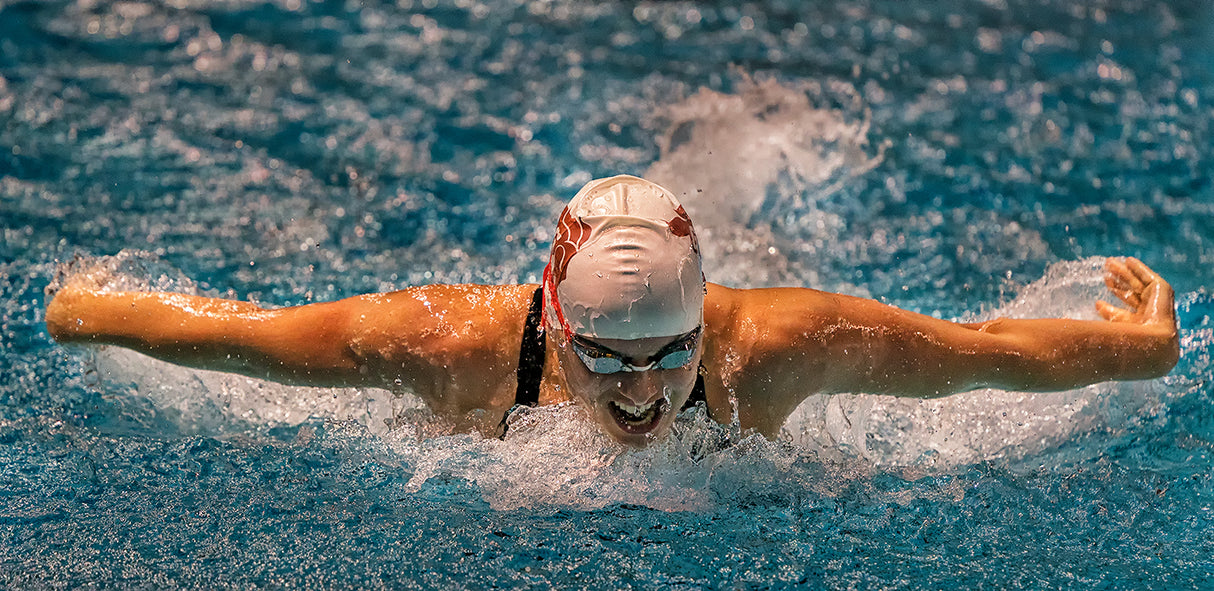Butterfly Stroke Poster och Canvastavla