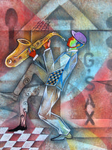 Happy Jazz Poster och Canvastavla