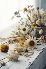 Dry Flowers Arrangement Poster och Canvastavla