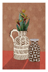 Flower Vase 4ratio 2x3 Print By Bohonewart Poster och Canvastavla
