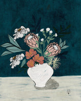 Moody Floral 1  Erum Khalili.png Poster och Canvastavla