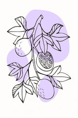 Boho Fruits #1 Poster och Canvastavla