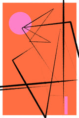 Angularlines No15 Poster och Canvastavla
