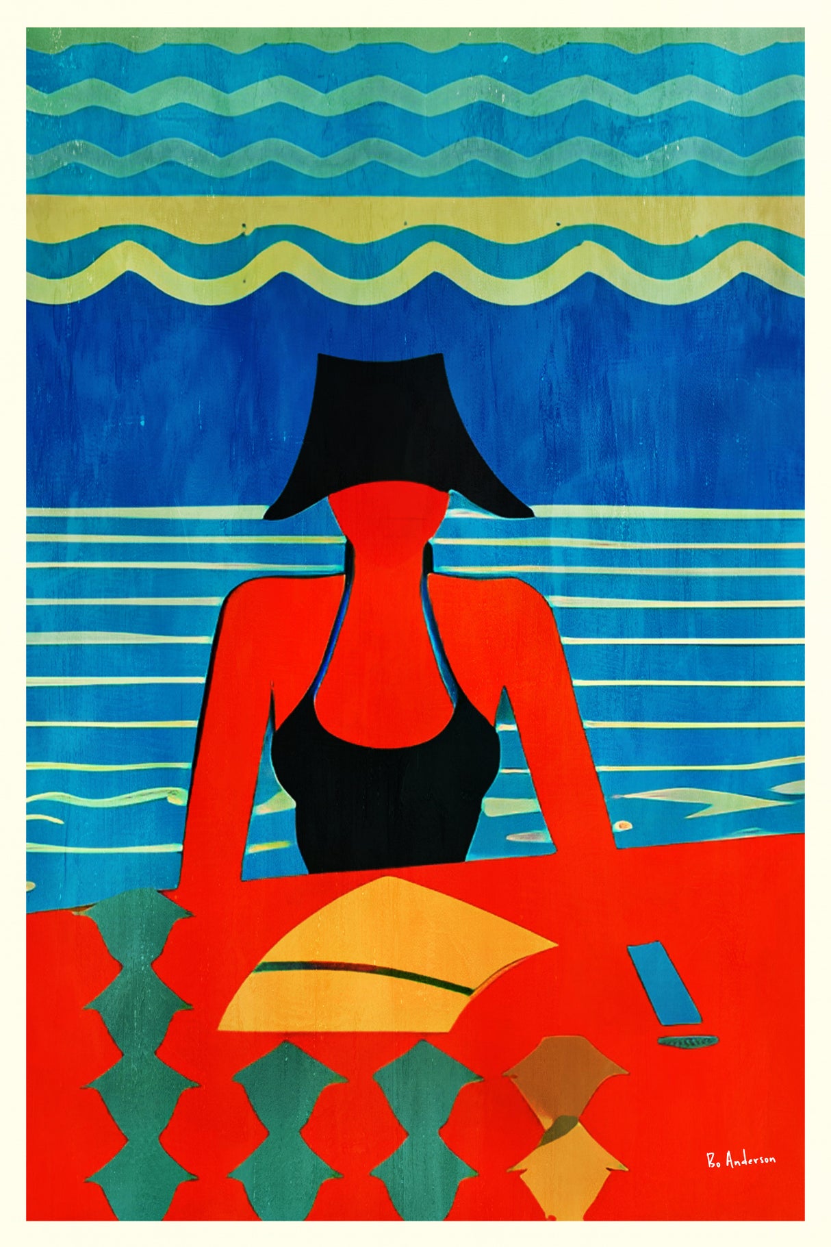 Reading, Swimming and You Poster och Canvastavla