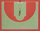Shadow basketball Poster och Canvastavla