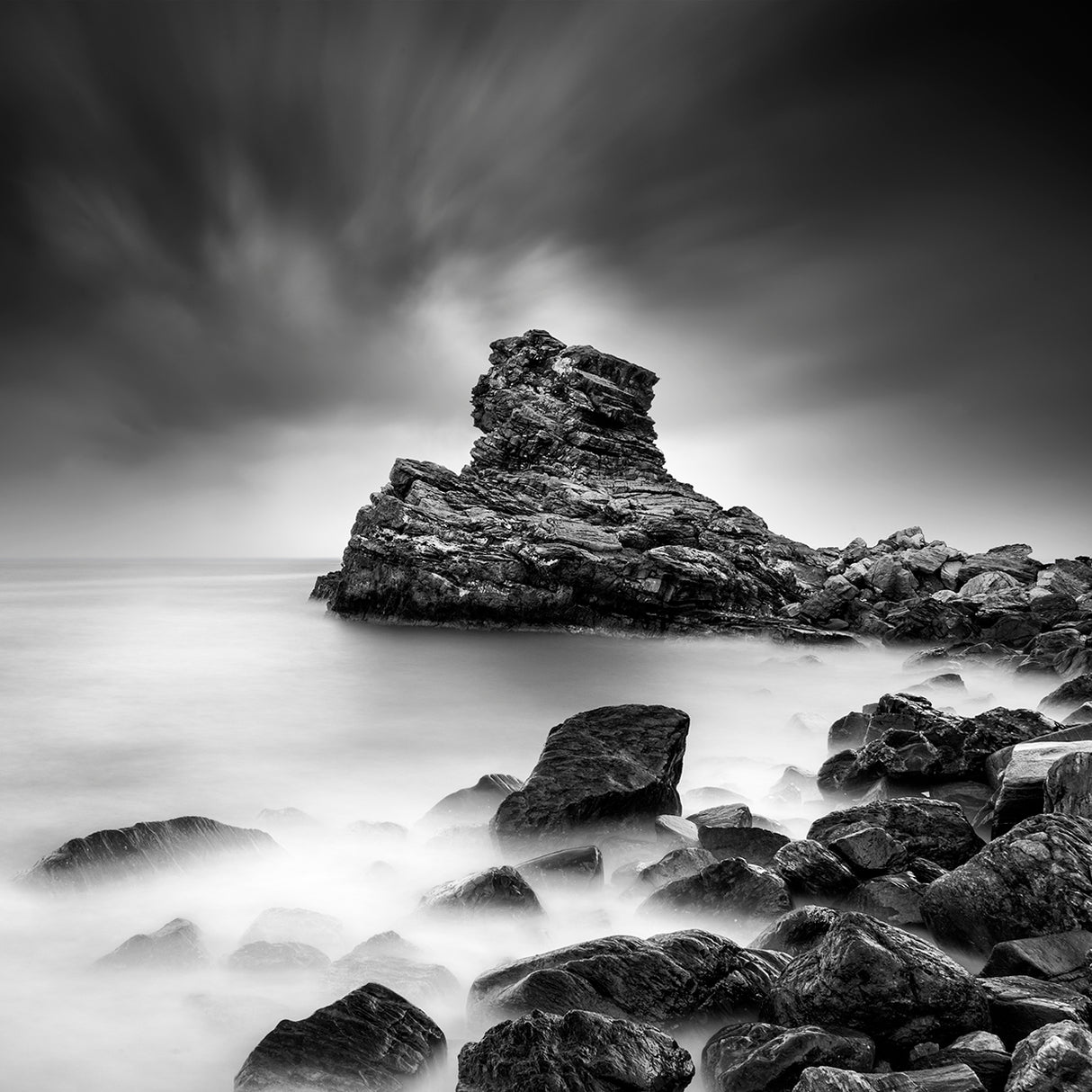 A Sea of Rocks Poster och Canvastavla