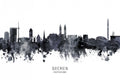 Bremen Germany Skyline Poster och Canvastavla