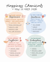 Happiness Chemicals Poster och Canvastavla