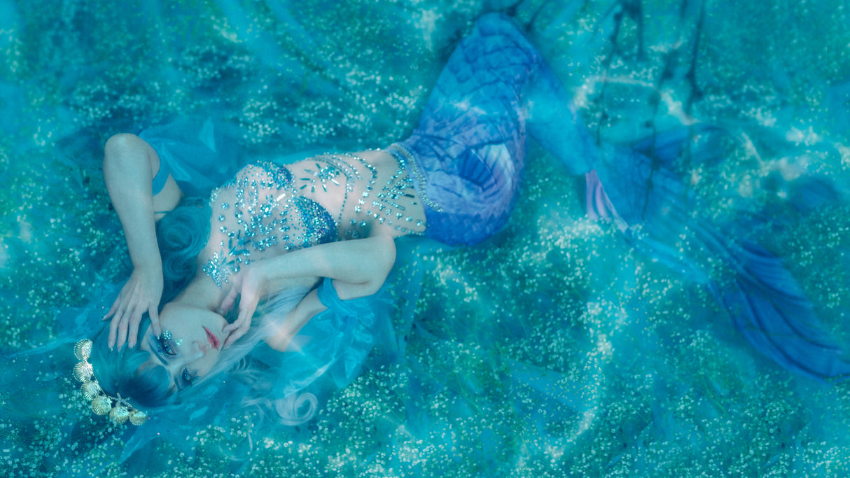 A blue mermaid Poster och Canvastavla