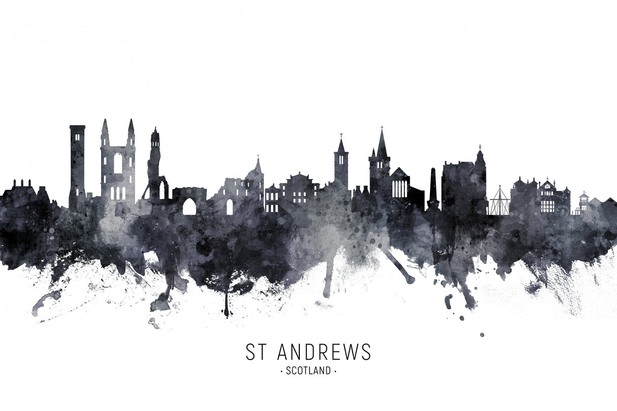 St Andrews Scotland Skyline Poster och Canvastavla