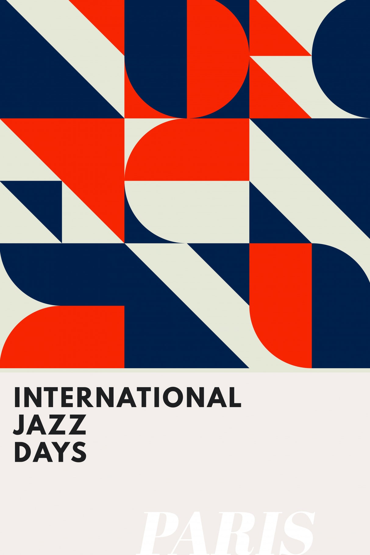 Jazz Days Paris Poster och Canvastavla