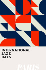Jazz Days Paris Poster och Canvastavla