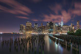 New York City at Night Poster och Canvastavla
