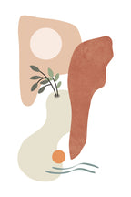 Tropical Villa Color and Shapes 27 Poster och Canvastavla