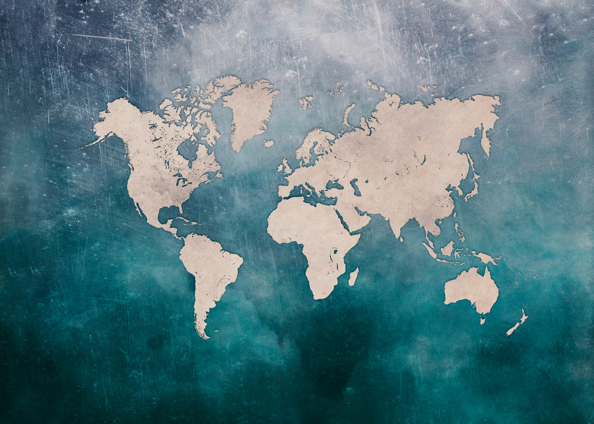 World map 11 Poster och Canvastavla