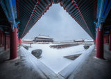Palace of Heavenly Purity in the frame Poster och Canvastavla