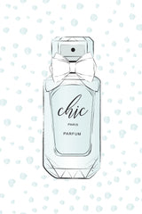 Chic Perfume Poster och Canvastavla