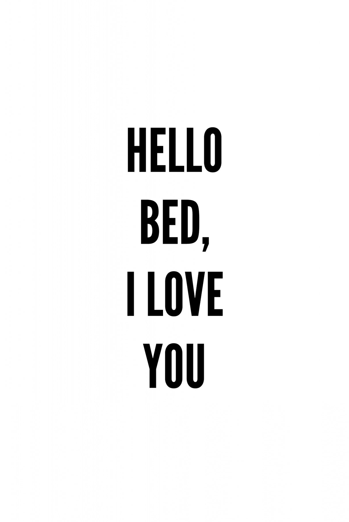 Hellobed Poster och Canvastavla