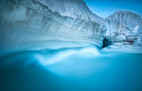 Glacier River Cave Poster och Canvastavla