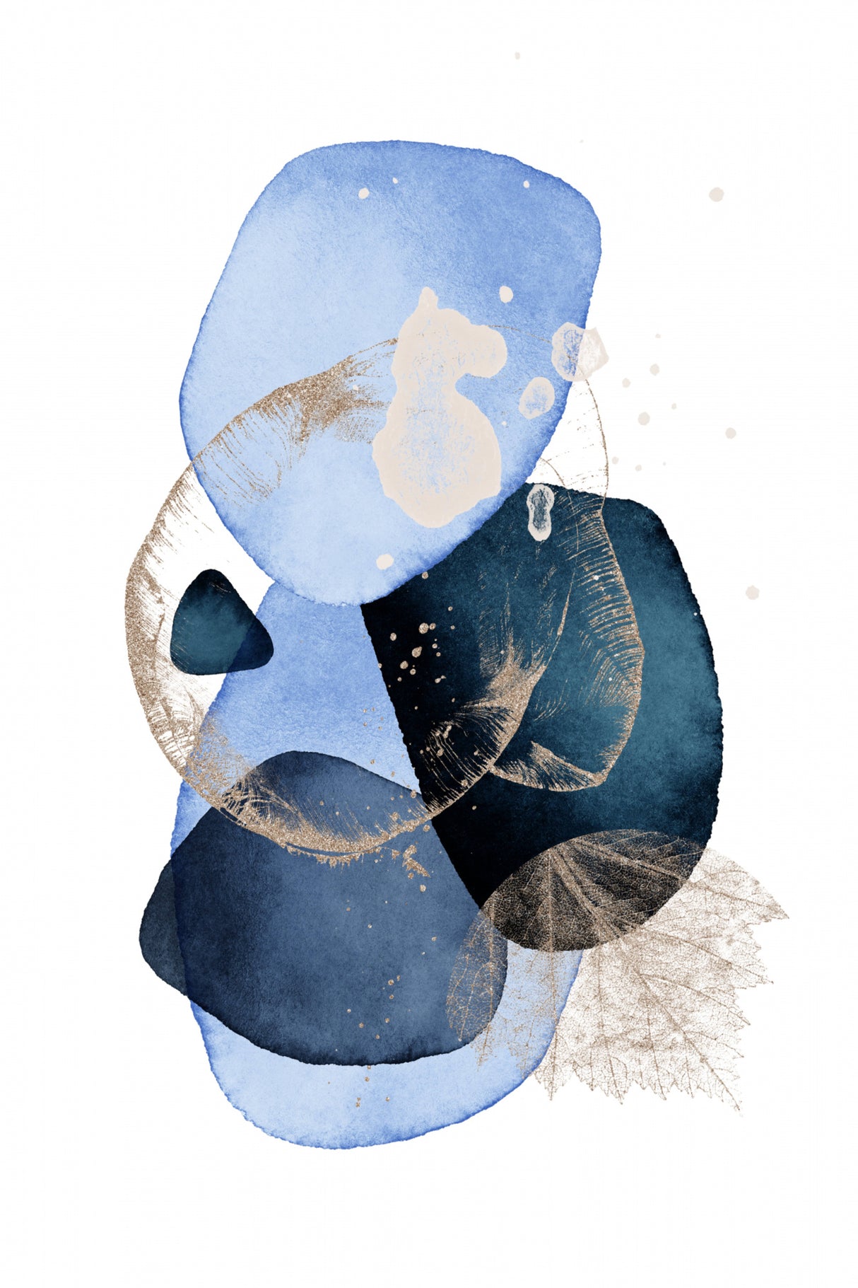 Cool Blue-1 Poster och Canvastavla
