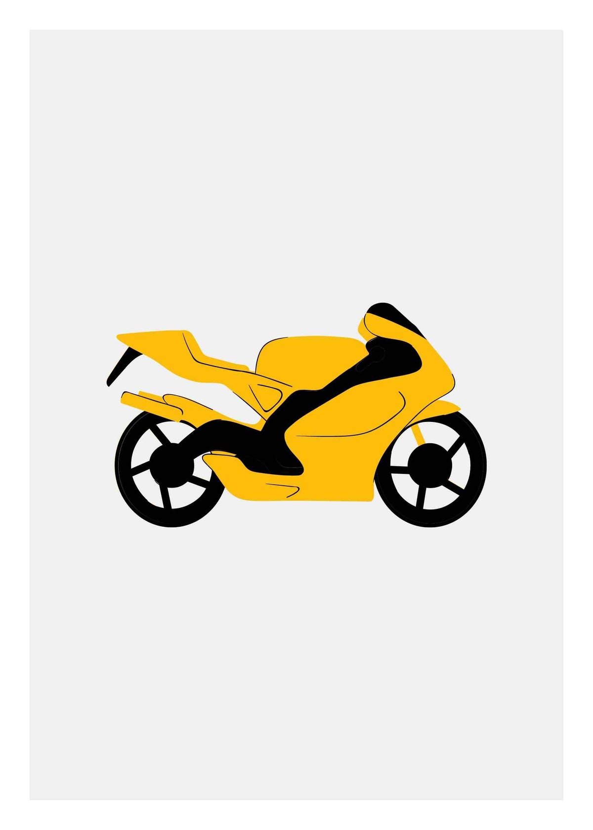 Motorcykel barnposter 3 Barnbarnposter fordon