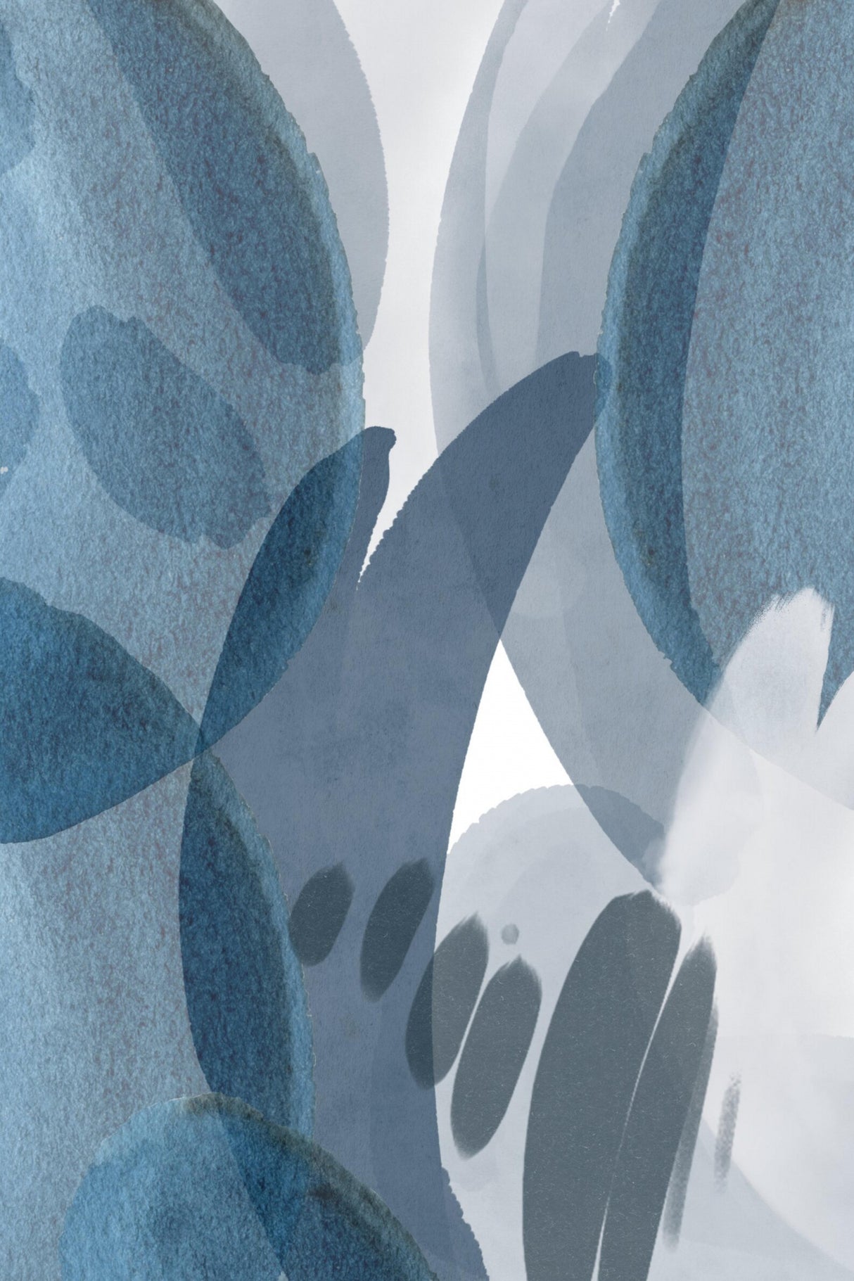 Shades of Blue Poster och Canvastavla