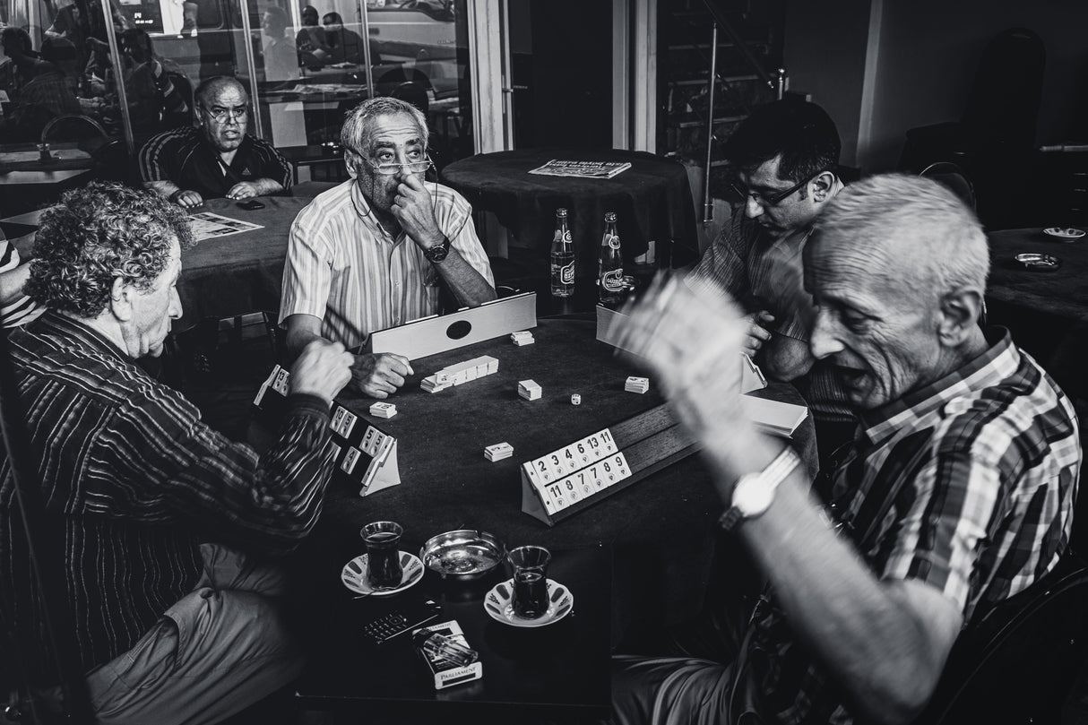 Gambling in Instanbul Poster och Canvastavla