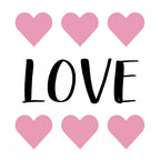 Heart Love Poster och Canvastavla